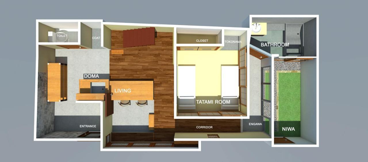 Shiki Homes Bisho Киото Экстерьер фото